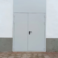 Двустворчатая дверь с фрамугой