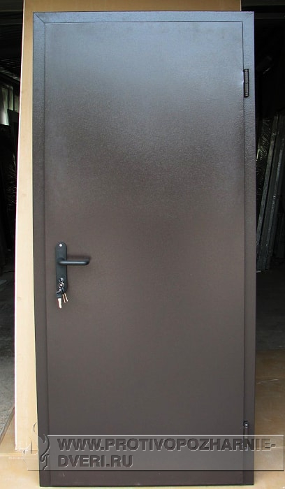 Галерея однопольных глухих пожаростойких дверей