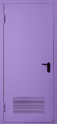 Однопольная дверь с вентиляцией EI 30 (RAL 4001)
