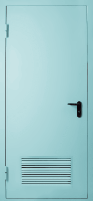 Однопольная дверь с вентиляцией EI 60 (RAL 2027)