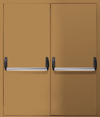 Двупольная дверь «Антипаника» EI 60 (RAL 8000)
