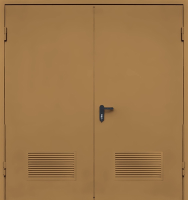 Двупольная дверь с вентиляцией EI 30 (RAL 1024)