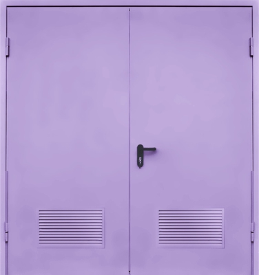 Двупольная дверь с вентиляцией EI 30 (RAL 4001)