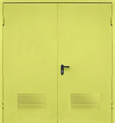 Двупольная дверь с вентиляцией EI 60 (RAL 1016)