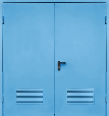 Двупольная дверь с вентиляцией EI 60 (RAL 5012)