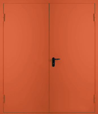 Двупольная противопожарная дверь EI 60 (RAL 2000)