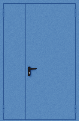 Полуторапольная противопожарная дверь EI 60 (синяя)