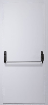 Однопольная дверь «Антипаника» (RAL 7035)