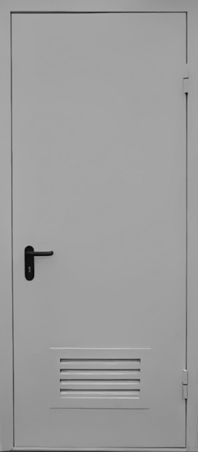 Однопольная дверь с вентиляцией EI 60 (серая)