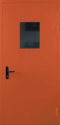 Однопольная дверь со стеклом EI 60 (RAL 3022)