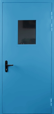 Однопольная дверь со стеклом EI 60 (RAL 5012)