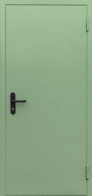 Однопольная противопожарная дверь EI 60 (RAL 6021)