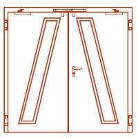 Рисунок противопожарной двери № 5
